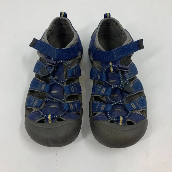 KEEN Unisex Big Kids' Newport H2 Sandal 1009962 Blue Depths/Gargoyle Size 5 - Picture 8 of 13